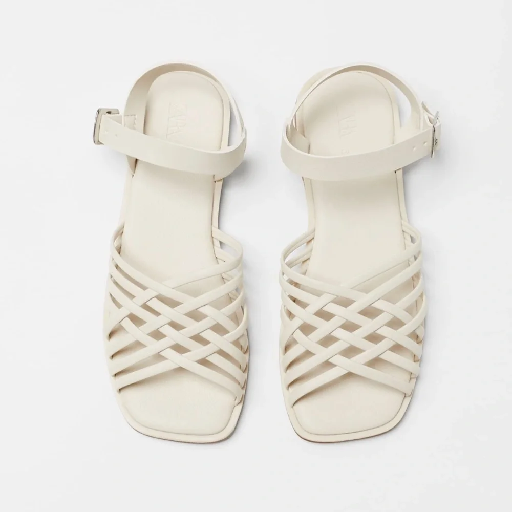 💫 Zara Flat Fisherman Sandals - New 💫 - Picture 2 of 11